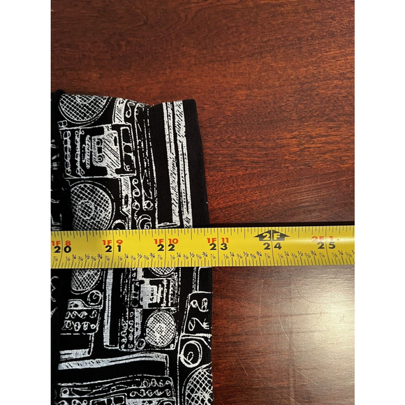 Womens Sweet Child Love Notes Peace Inspirational Black Hoodie Zip Up Jacket M - Picture 9 of 9